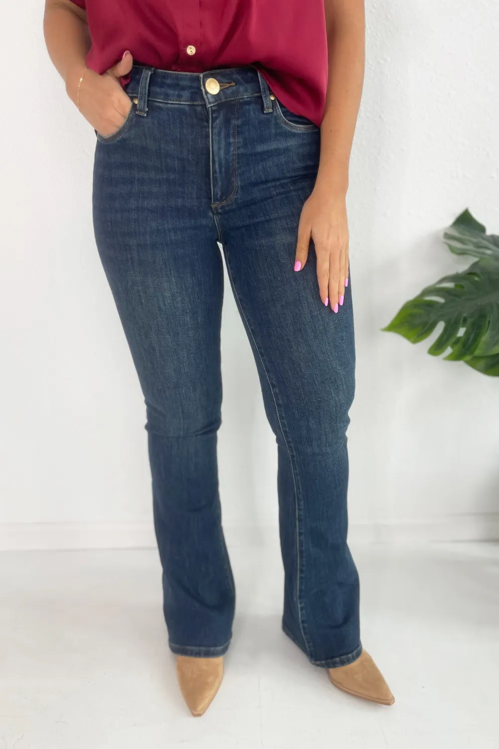 Ana High Rise Fab Ab Flare