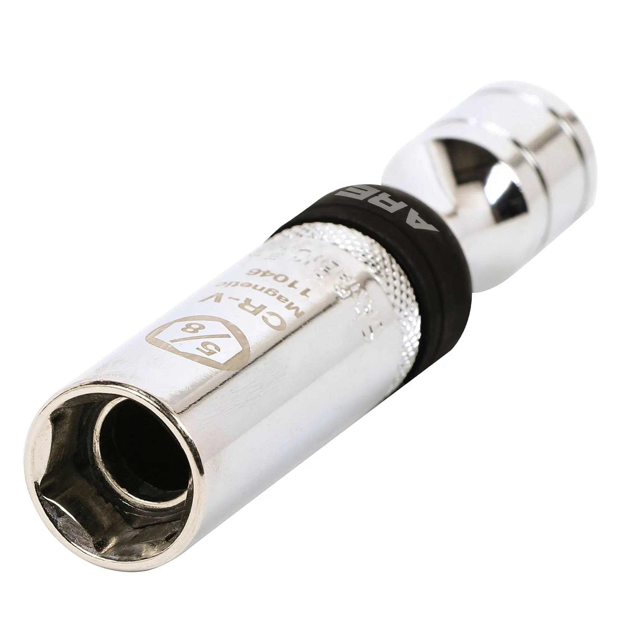 ARES 11046 - 3/8-Inch Drive by 5/8-Inch Magnetic Swivel Spark Plug Socket