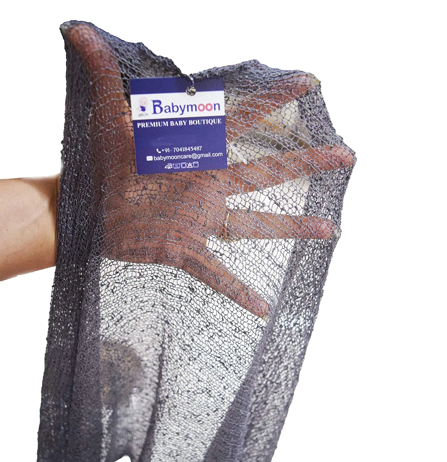Babymoon Mohair Stretchble Baby Photography Shoot Wrap Cloth - Brown