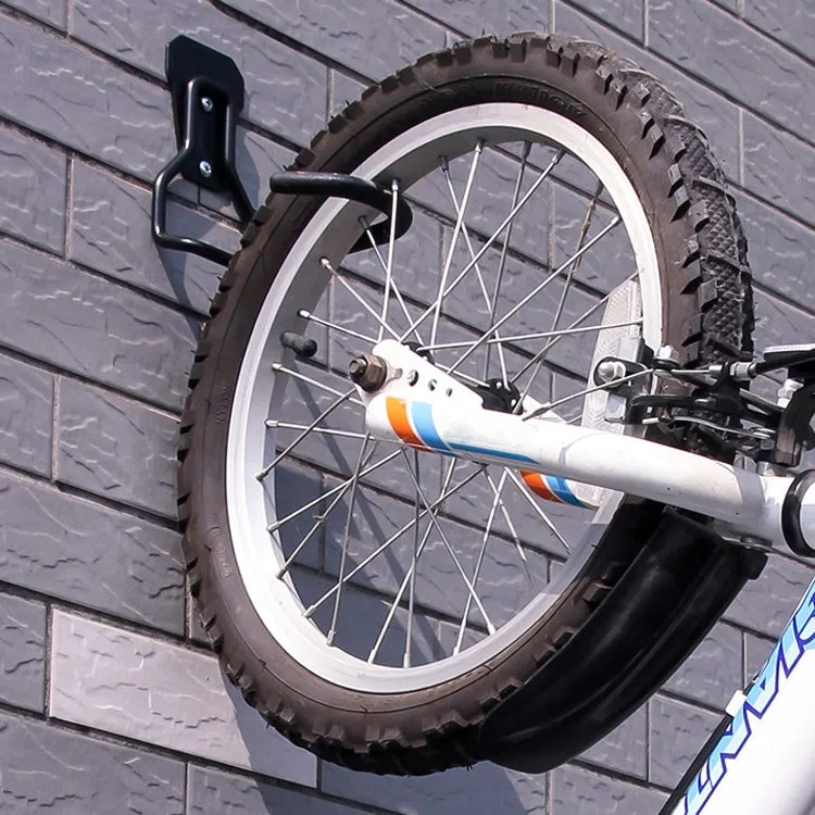 Bicycle Hook Metal Wall Garage Bicycle Rack 830 On Wall(Black)