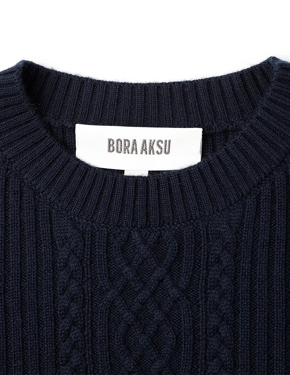 Bora Aksu Wool-Knit Paneled Puff-Sleeved Printed Dress