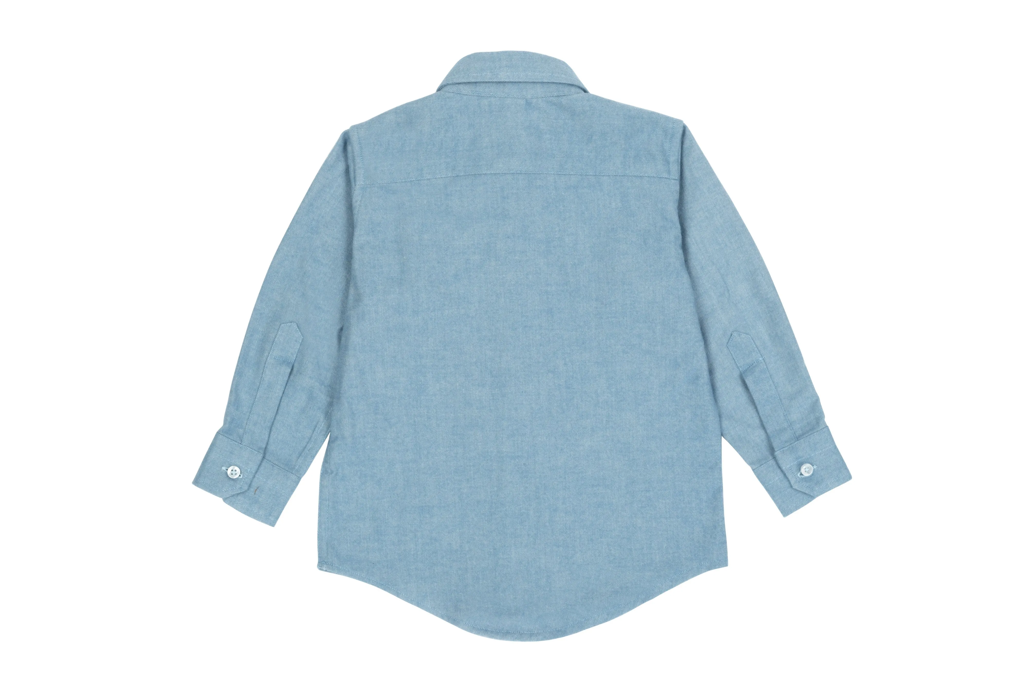 Boy Shirt - Flanella Light Blue