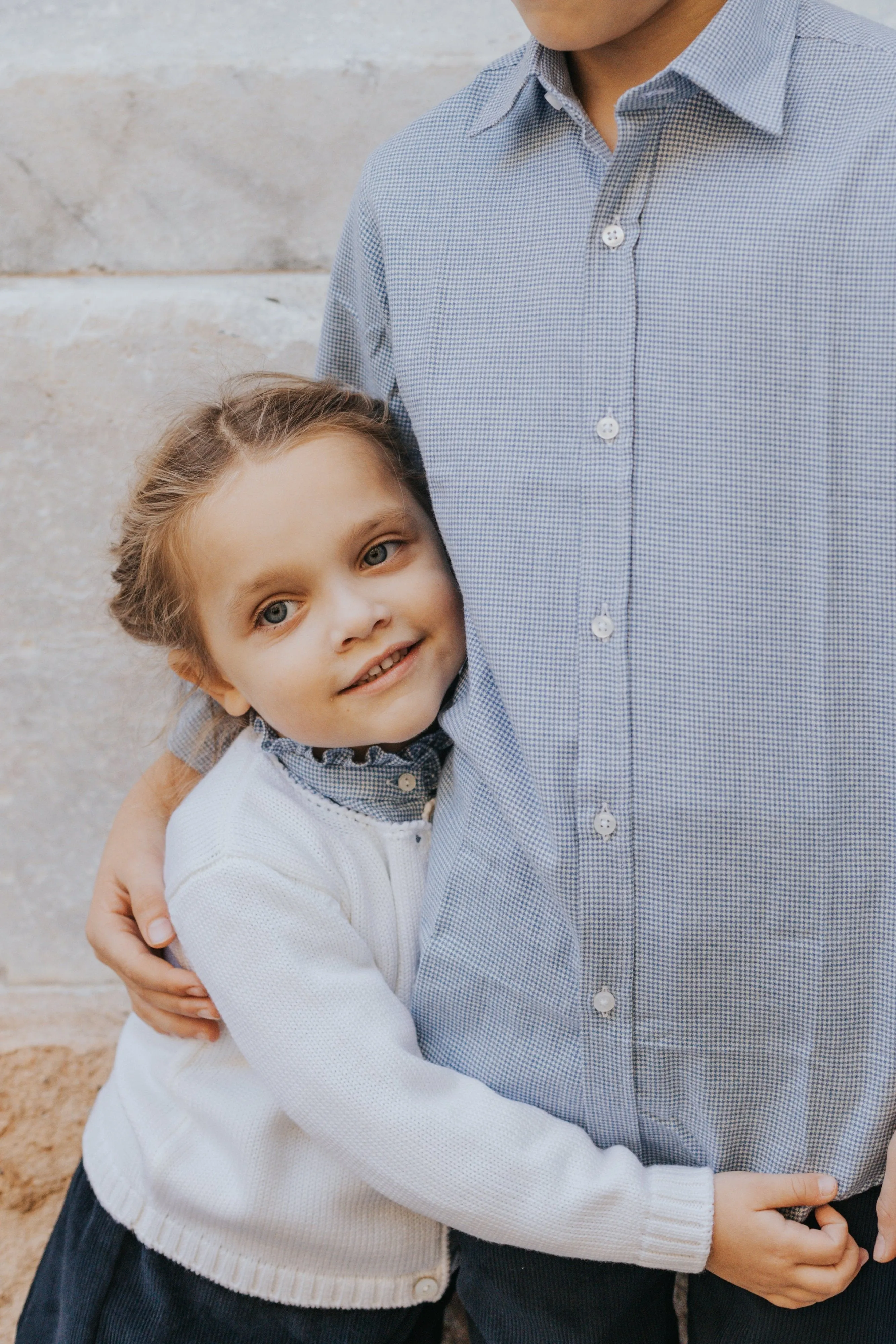 Boy Shirt - Light Blue Nailshead