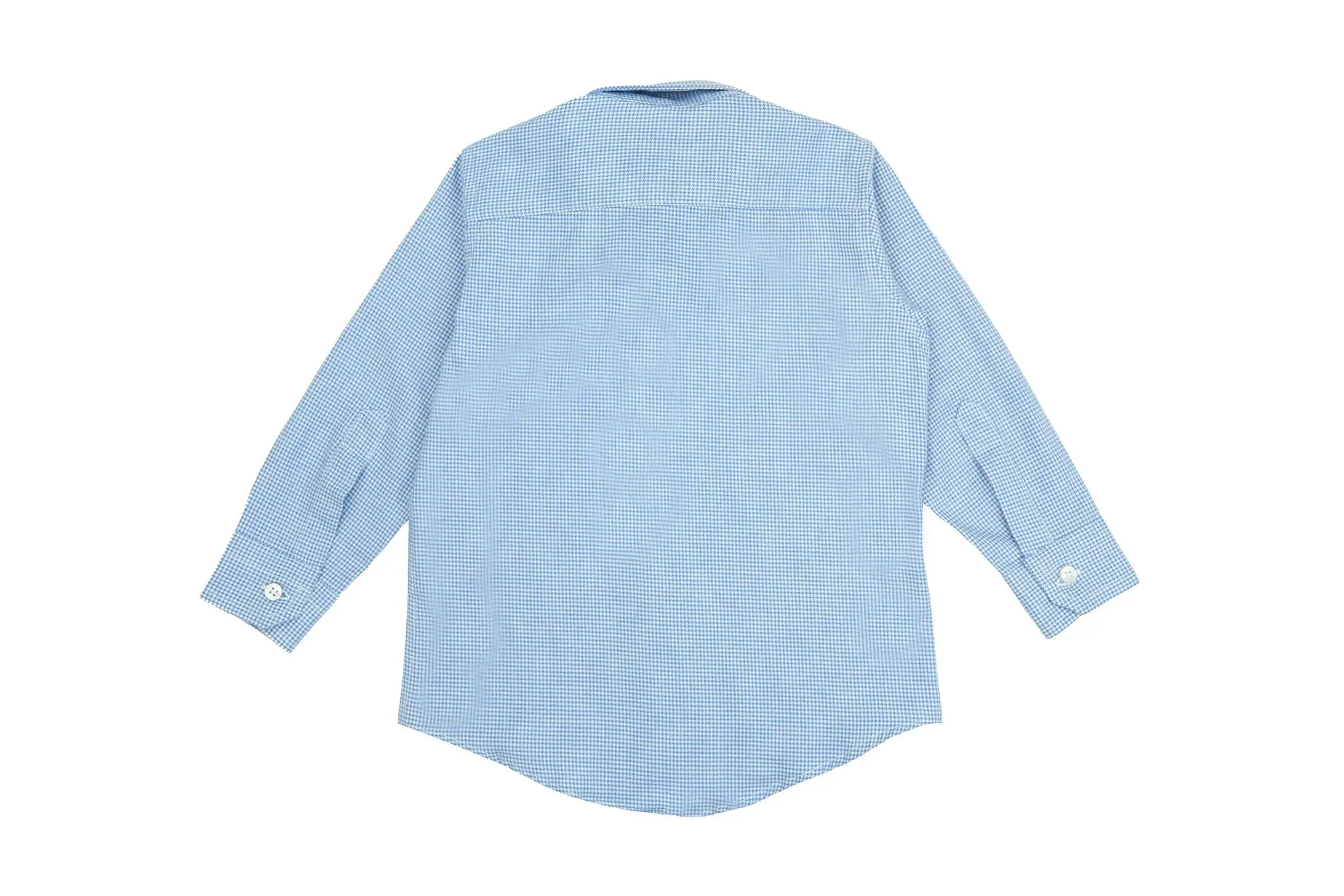 Boy Shirt - Light Blue Nailshead