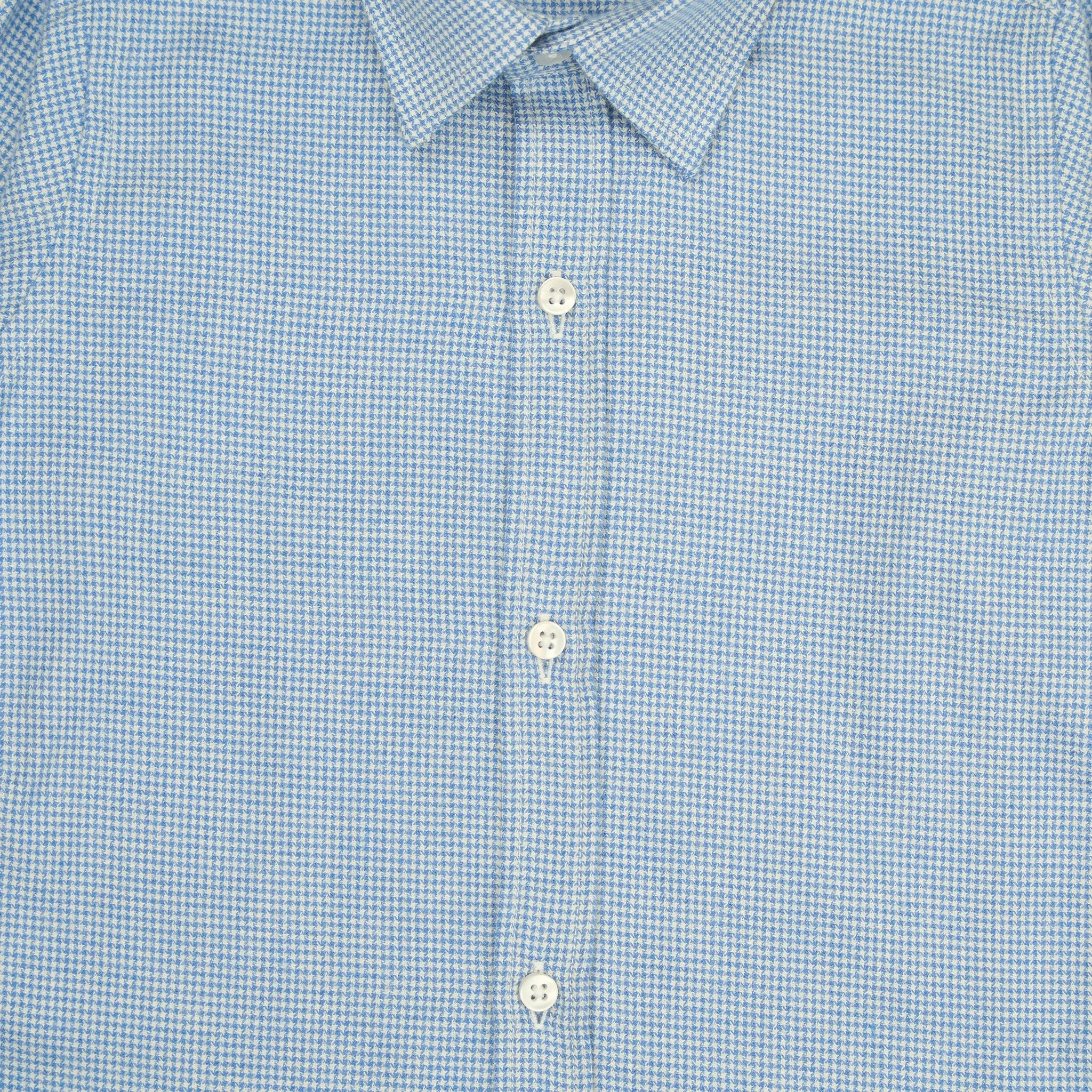 Boy Shirt - Light Blue Nailshead