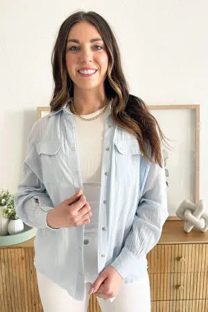 Collared Button Down Blouse
