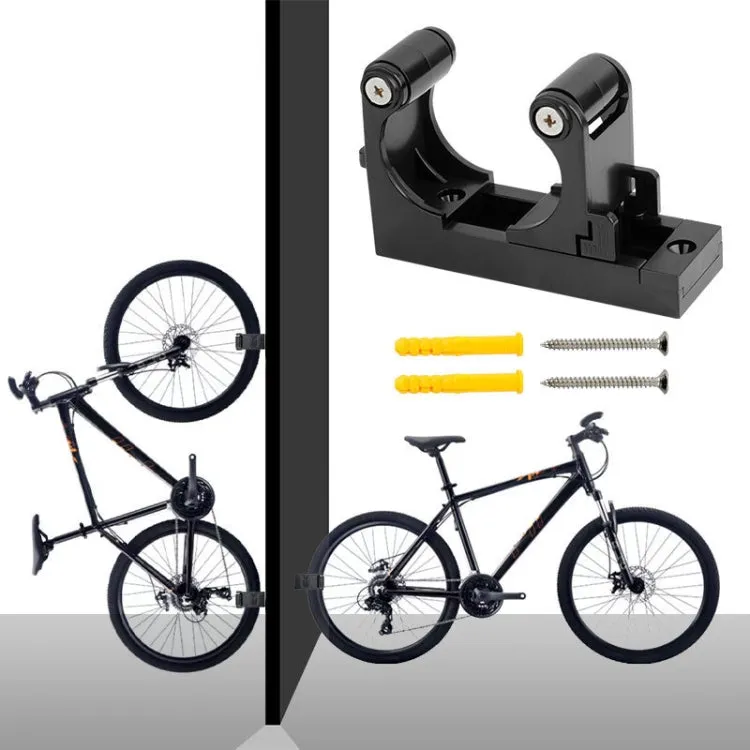 DEEMOUNT RCK-051 Road Bicycle Parking Buckle Wall Hook Mountain Bike Parking Buckle(Black)