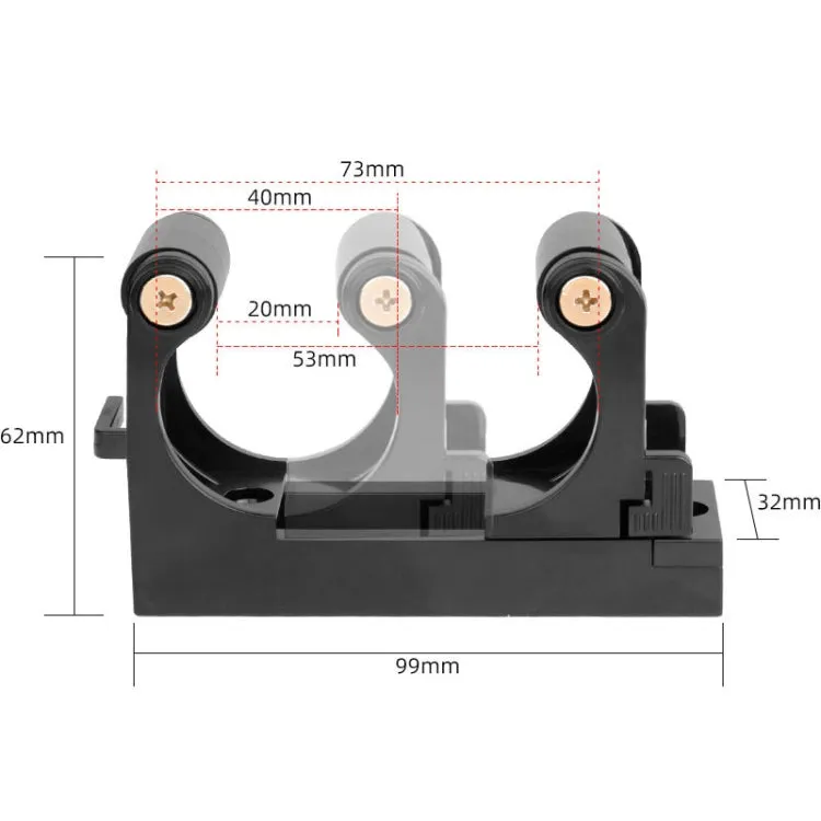 DEEMOUNT RCK-051 Road Bicycle Parking Buckle Wall Hook Mountain Bike Parking Buckle(Black)