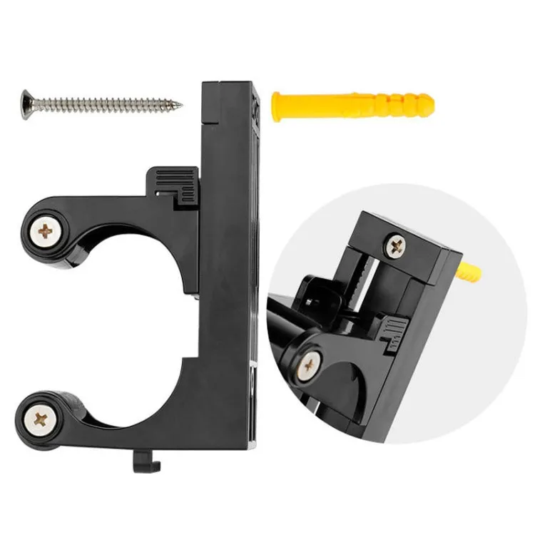 DEEMOUNT RCK-051 Road Bicycle Parking Buckle Wall Hook Mountain Bike Parking Buckle(White Black)
