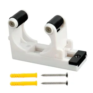 DEEMOUNT RCK-051 Road Bicycle Parking Buckle Wall Hook Mountain Bike Parking Buckle(White Black)