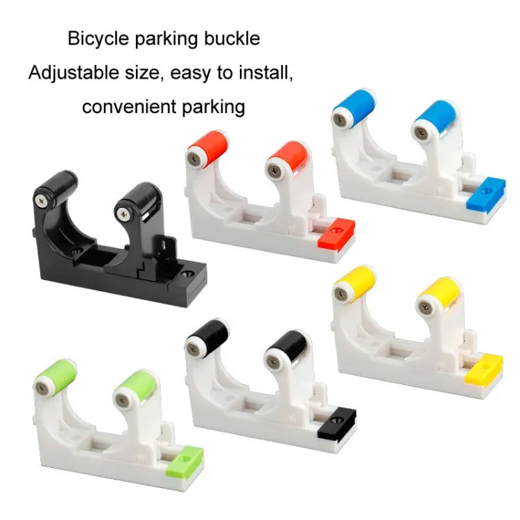 DEEMOUNT RCK-051 Road Bicycle Parking Buckle Wall Hook Mountain Bike Parking Buckle(White Black)