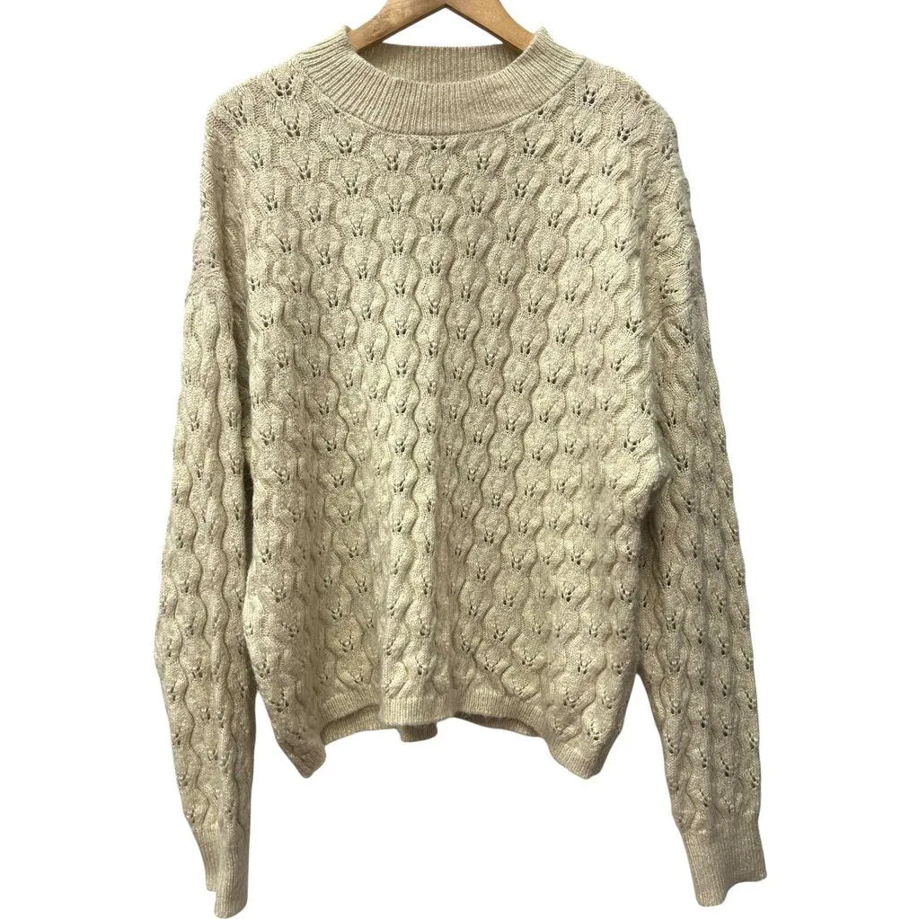Elodie Shimmery Knit Sweater - Size XL