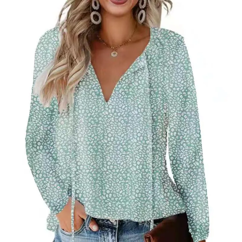 Fashion Floral Chiffon Shirt