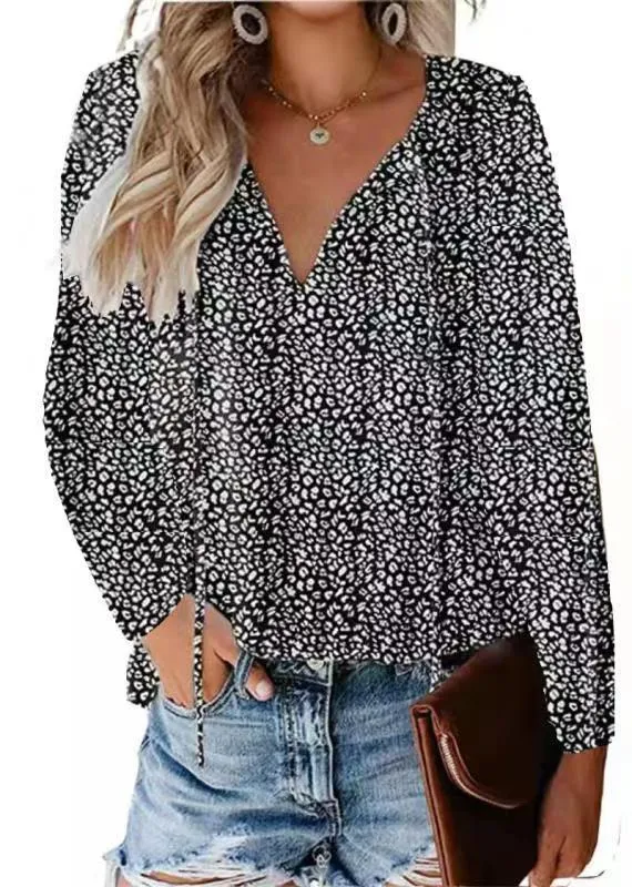 Fashion Floral Chiffon Shirt