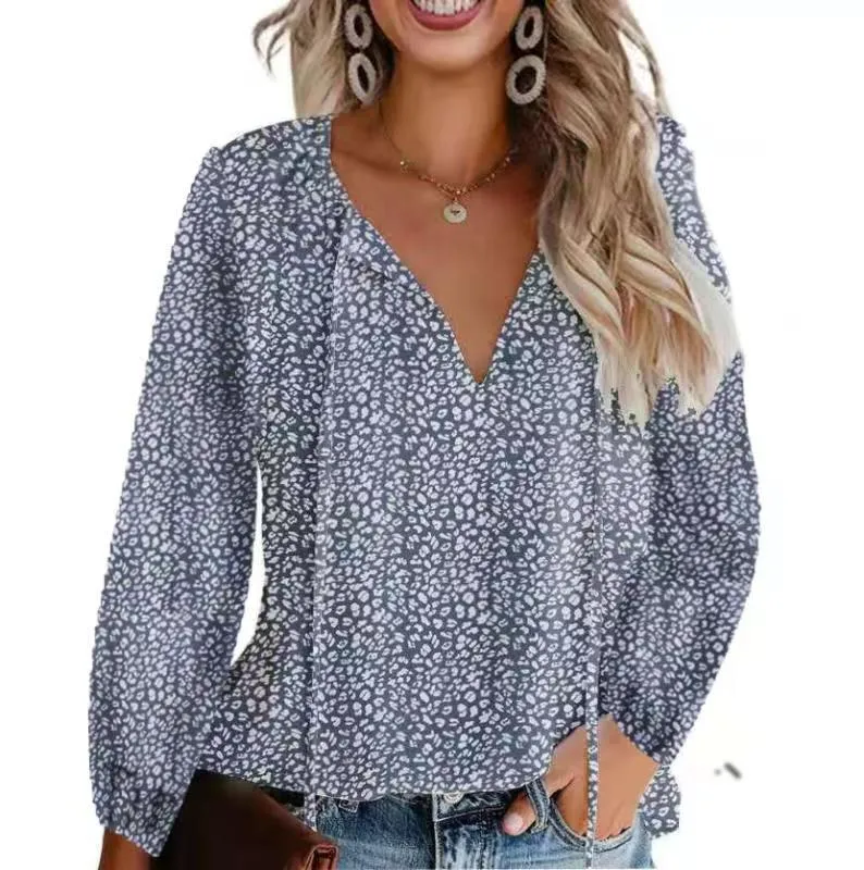 Fashion Floral Chiffon Shirt
