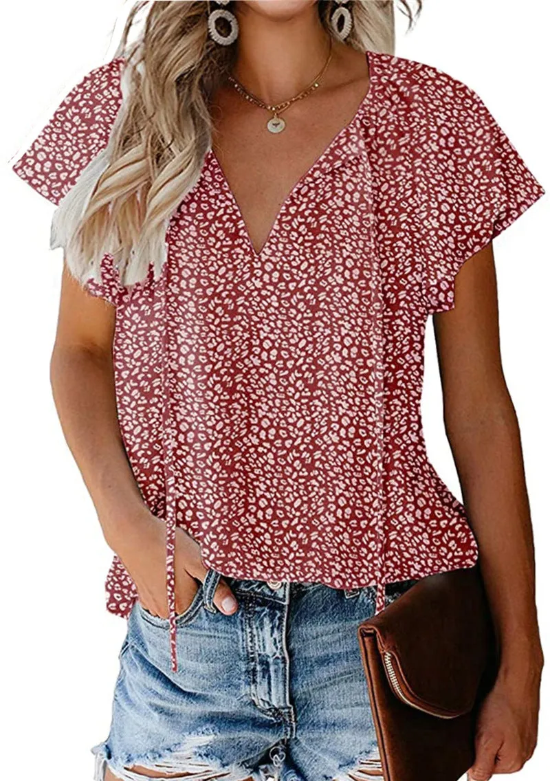 Fashion Floral Chiffon Shirt