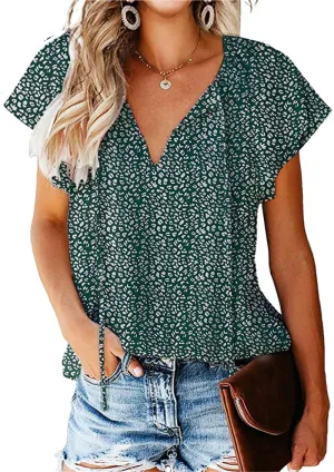 Fashion Floral Chiffon Shirt