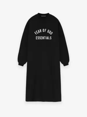 Fleece Crewneck Dress
