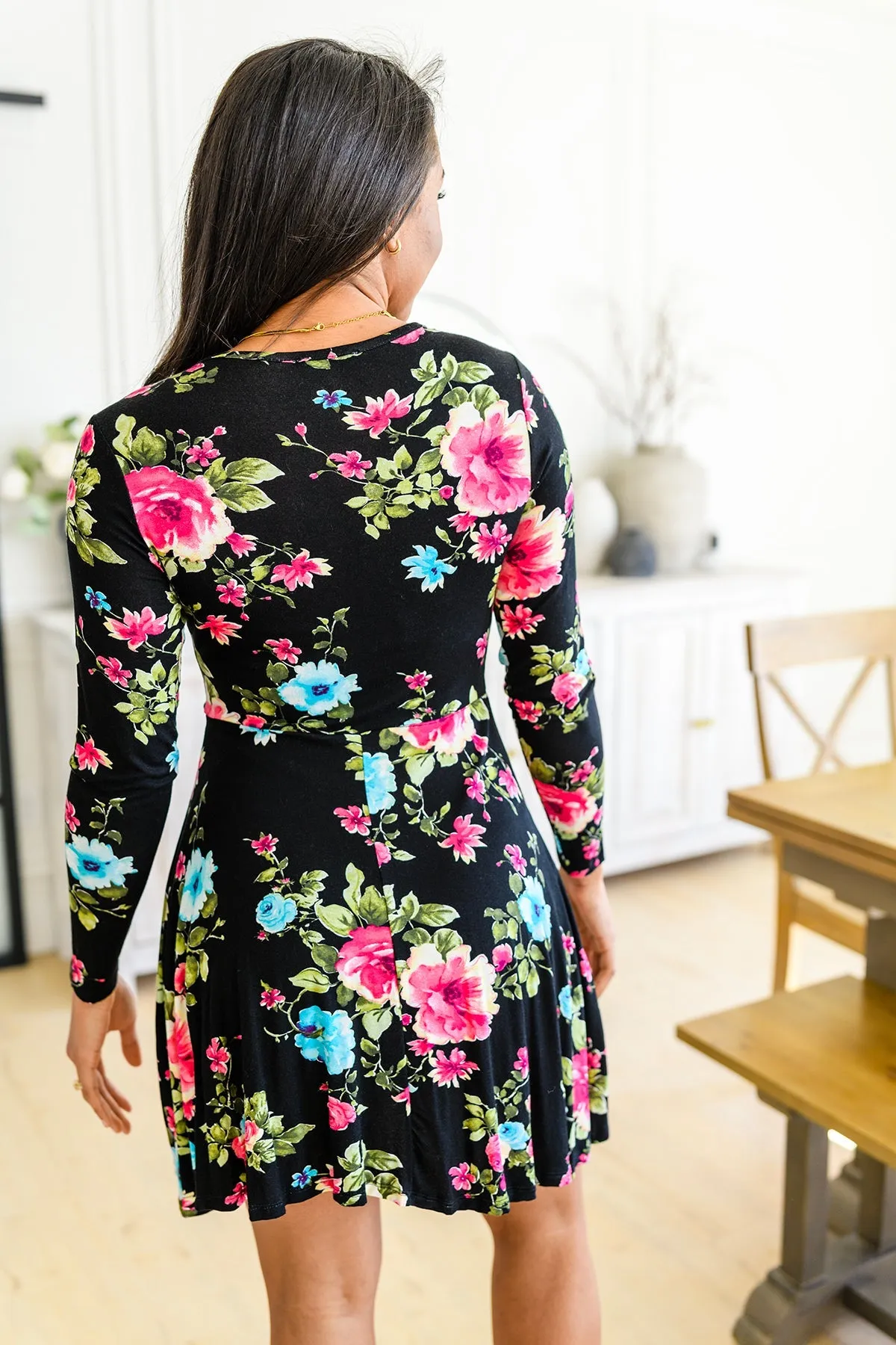 Floral Market Dress w/Built-In Shorts
