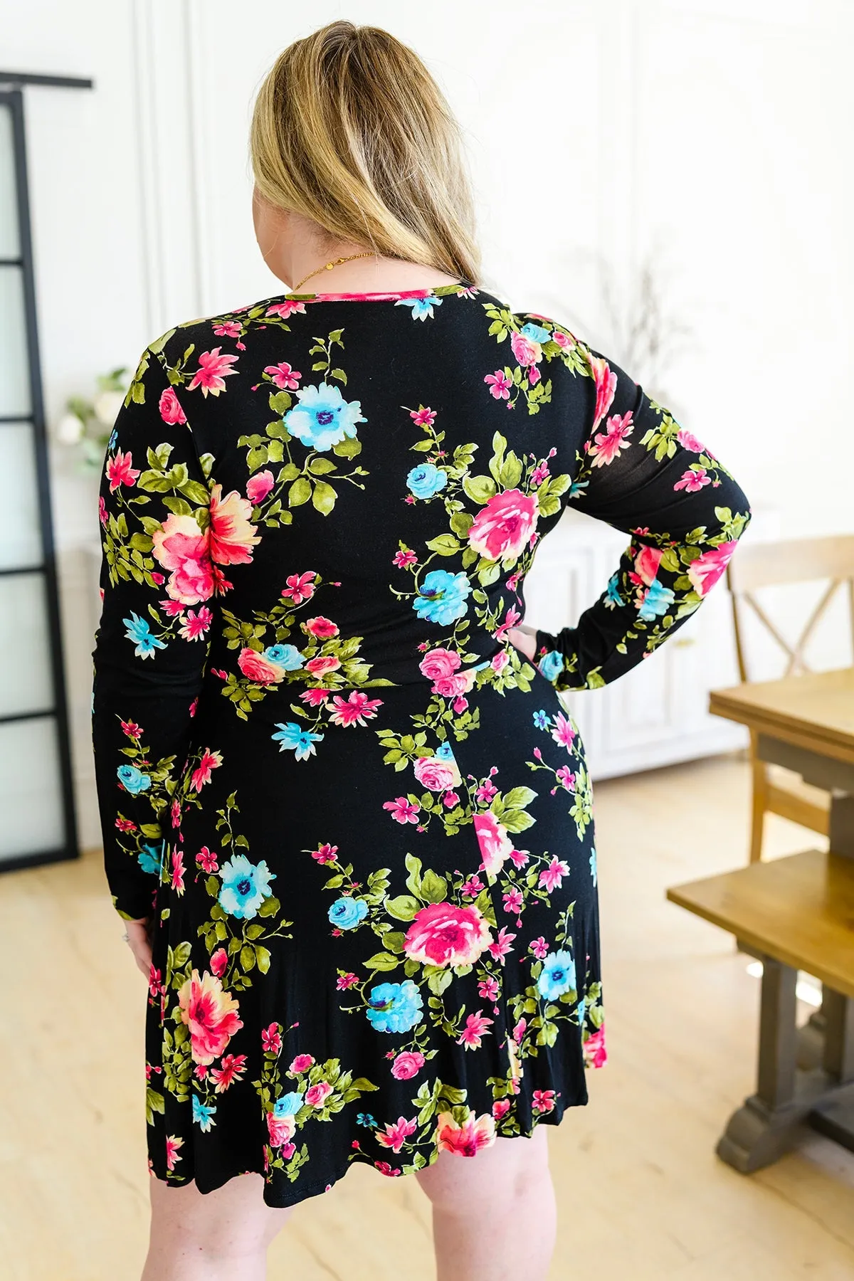 Floral Market Dress w/Built-In Shorts