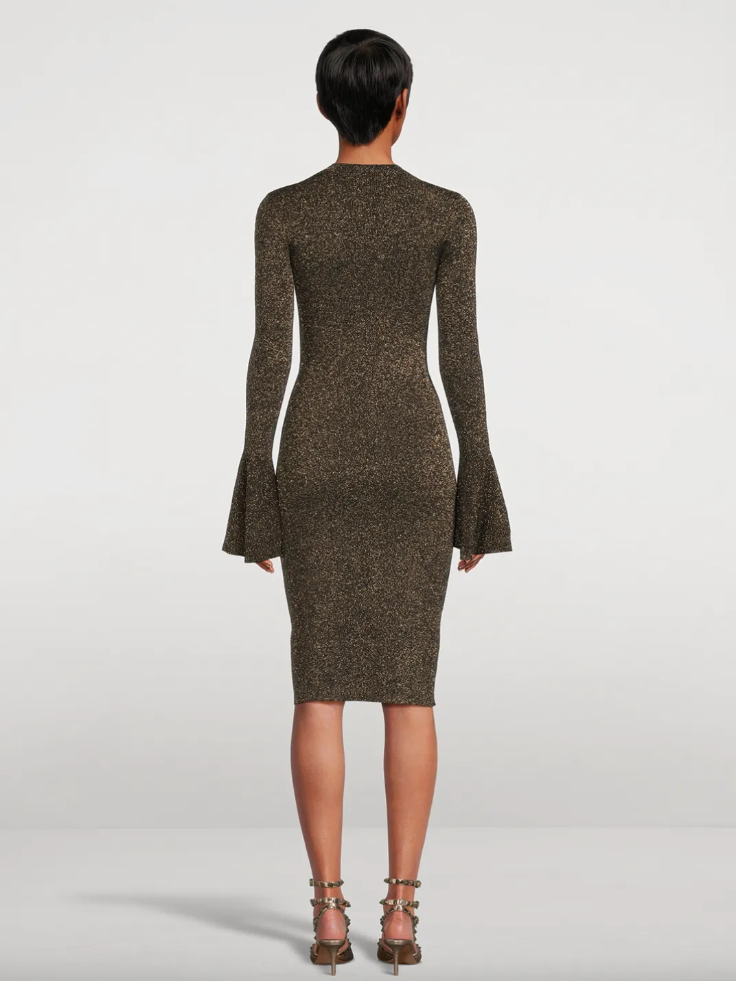 Frame - Godet Lurex Dress