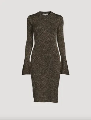 Frame - Godet Lurex Dress