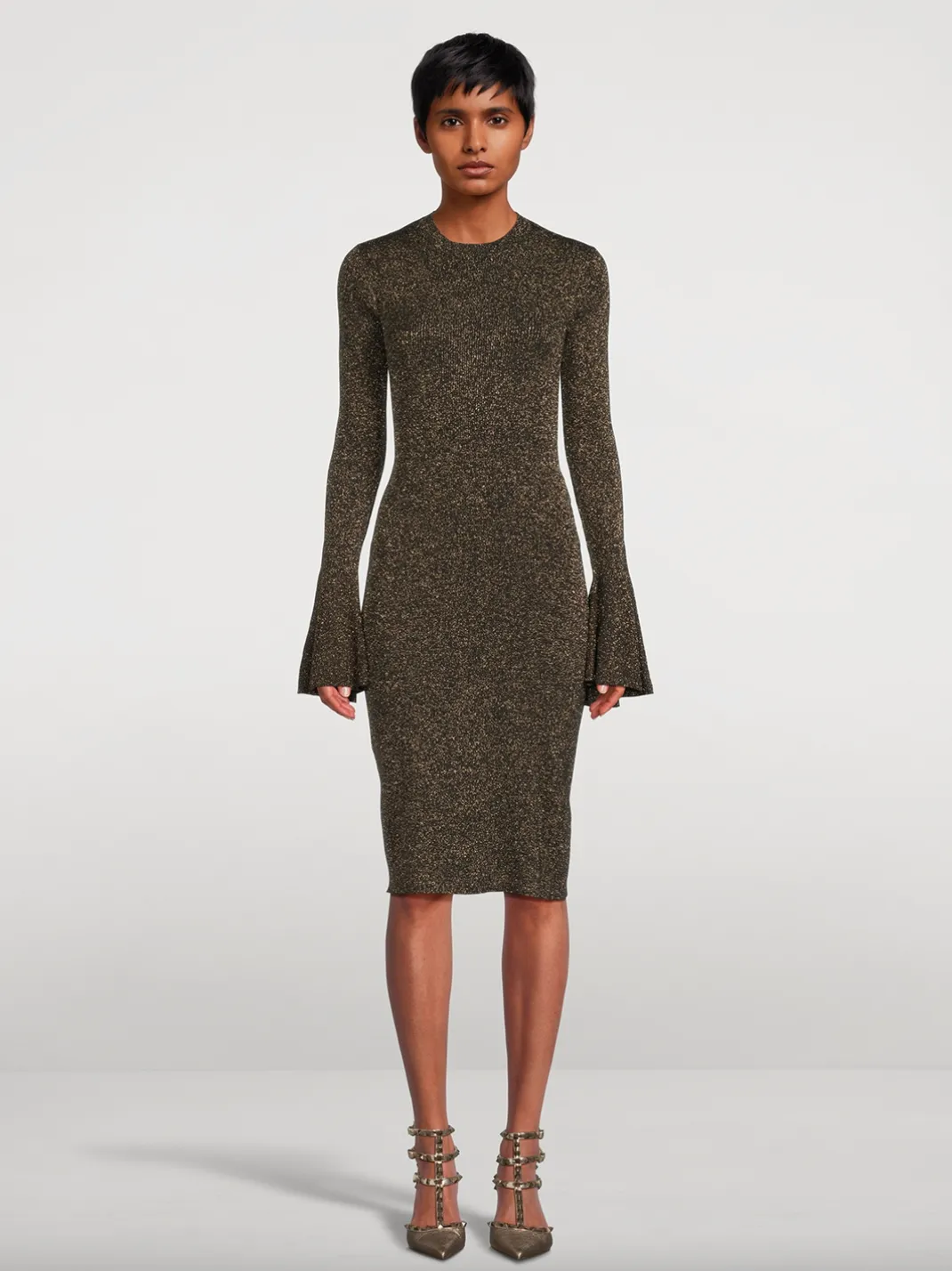 Frame - Godet Lurex Dress