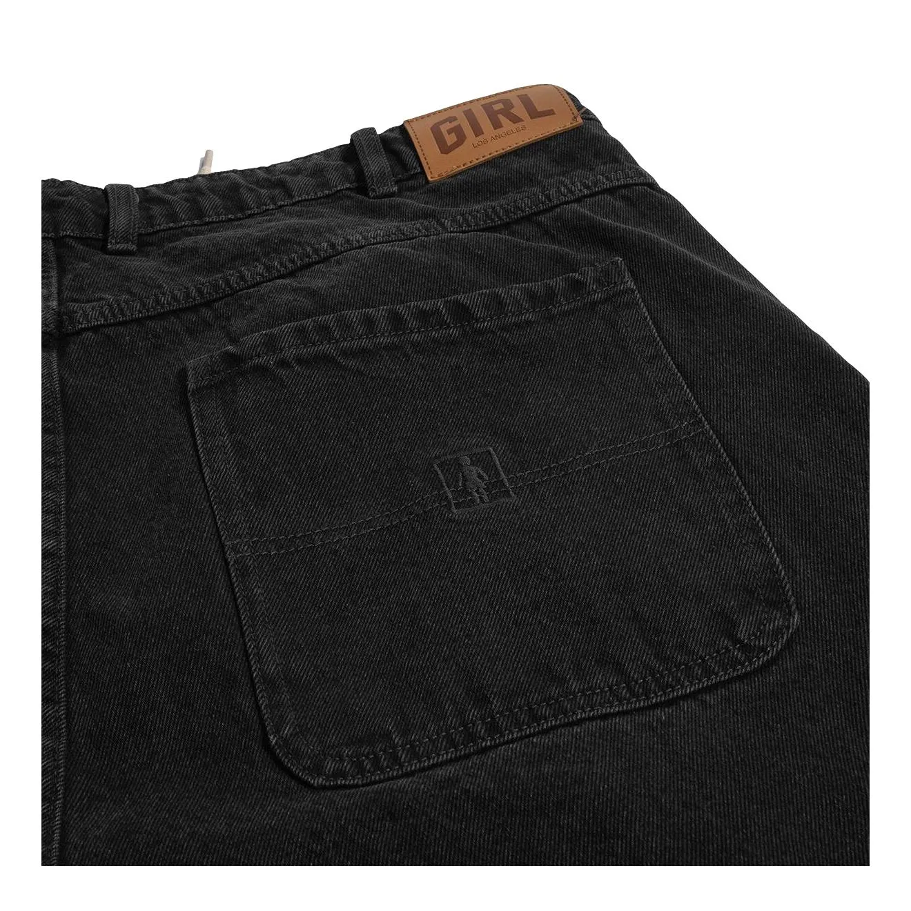 Girl Jeans Washed Black