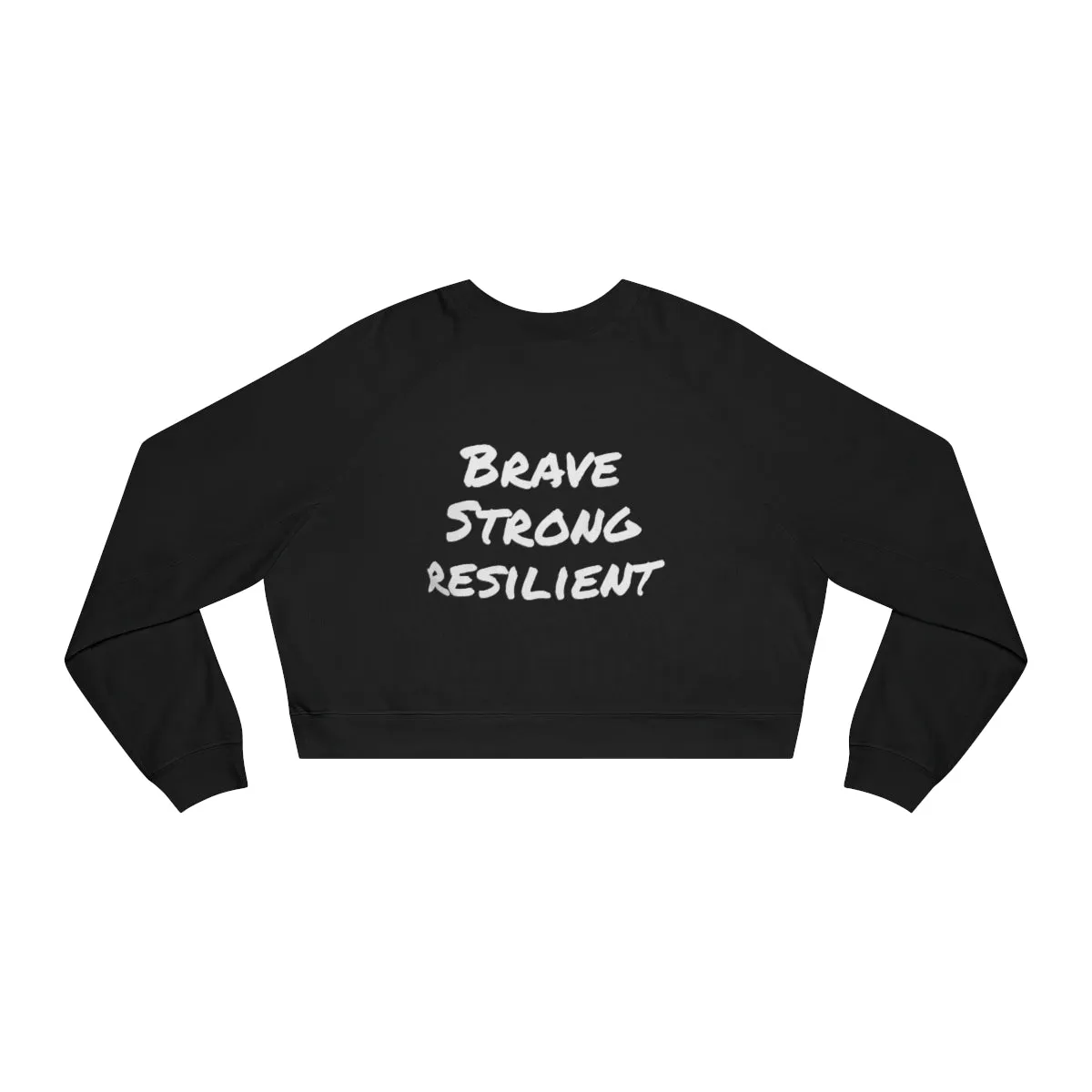 IIH Warrior - Brave -Strong -Resilient - Women's Cropped Fleece Pullover