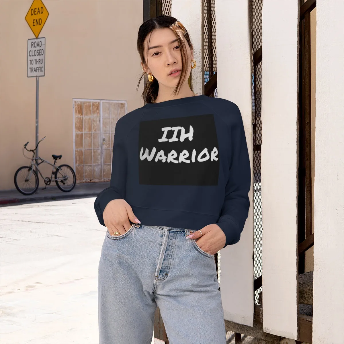 IIH Warrior - Brave -Strong -Resilient - Women's Cropped Fleece Pullover
