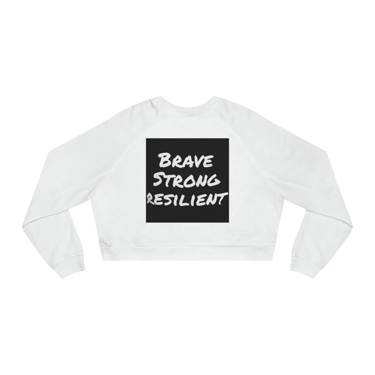 IIH Warrior - Brave -Strong -Resilient - Women's Cropped Fleece Pullover