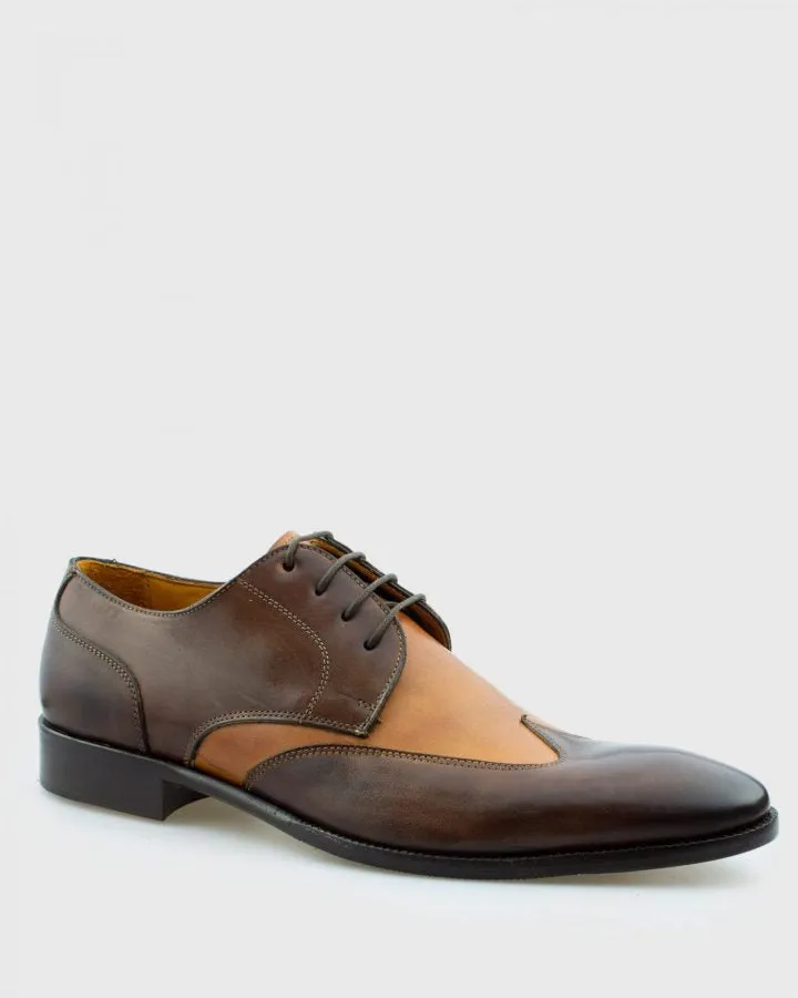 IMASCI 8450VIT BRANDY TWO TONE DERBY SHOE