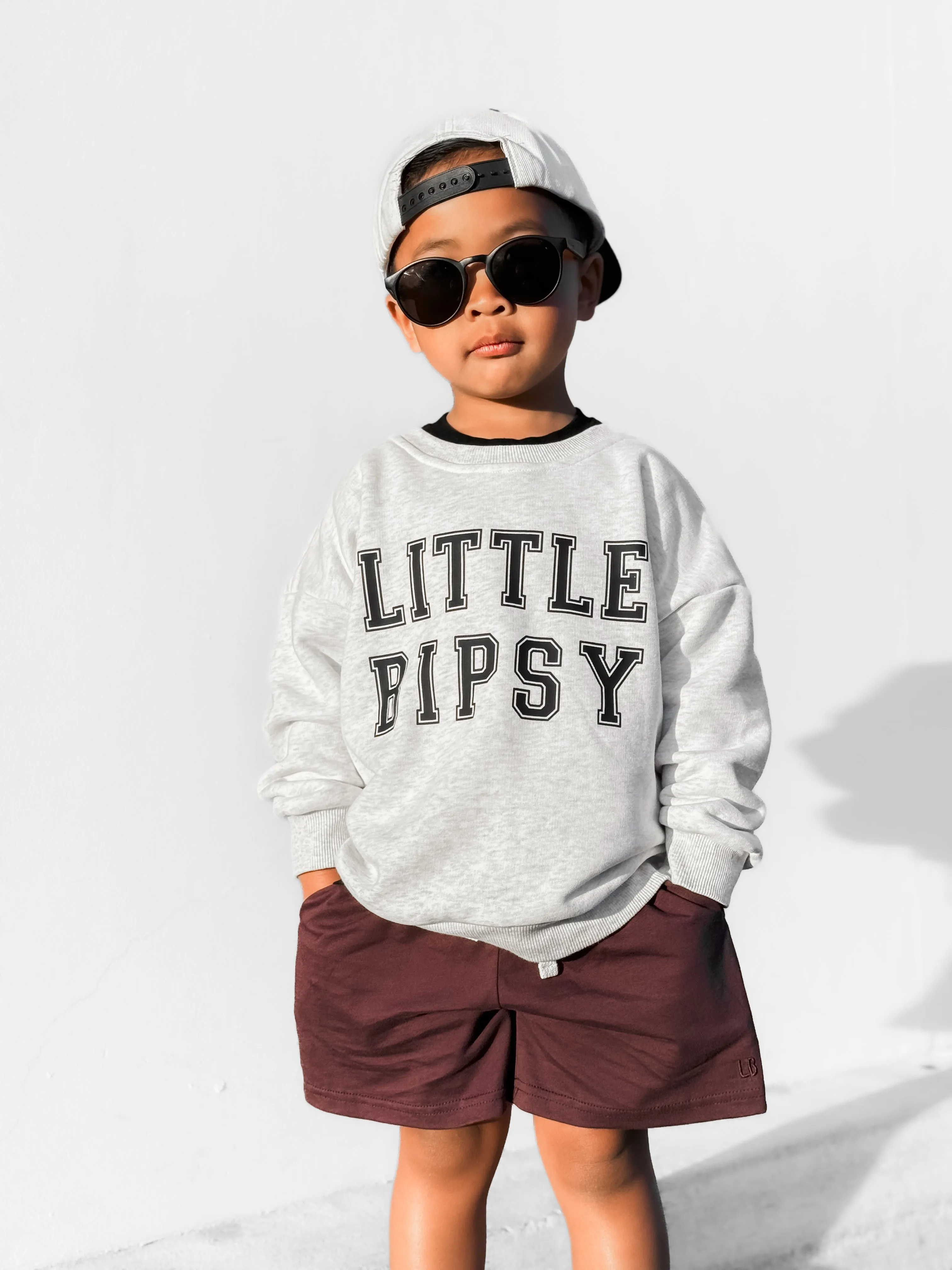 LB Collegiate Crewneck - Grey