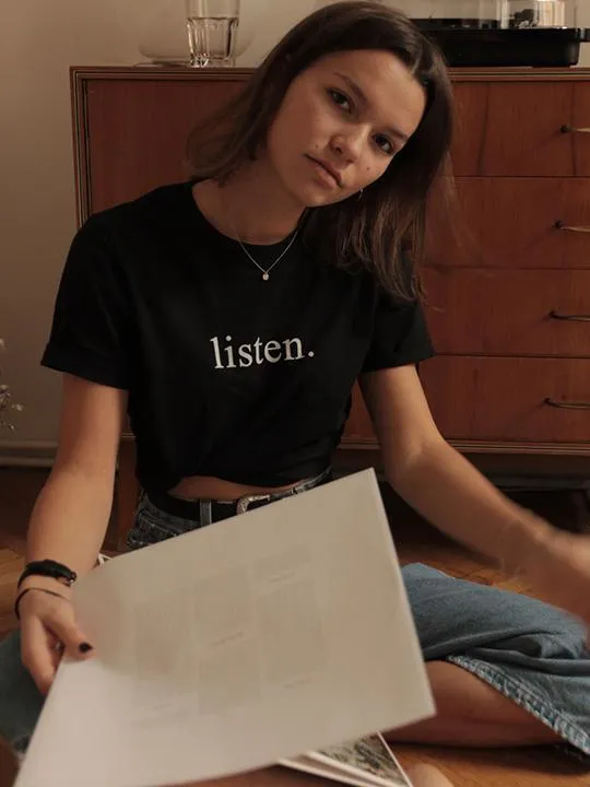listen. T-Shirt