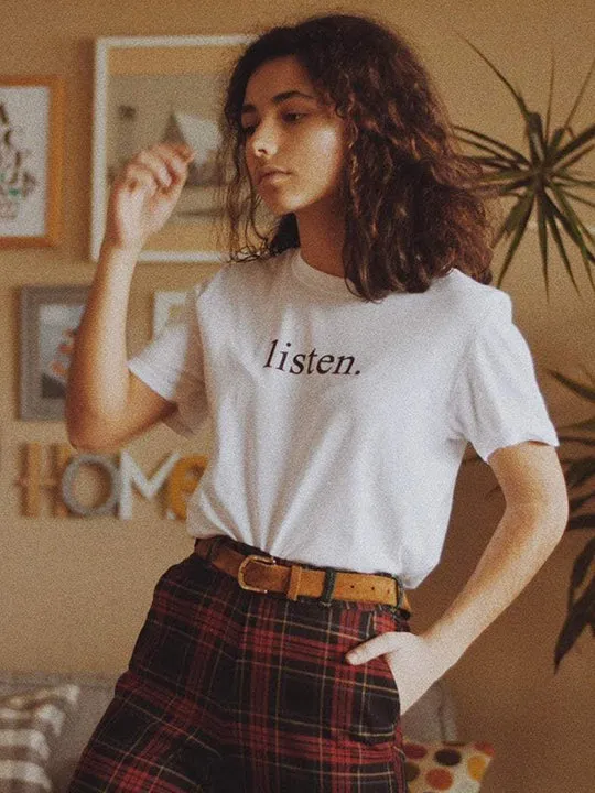 listen. T-Shirt