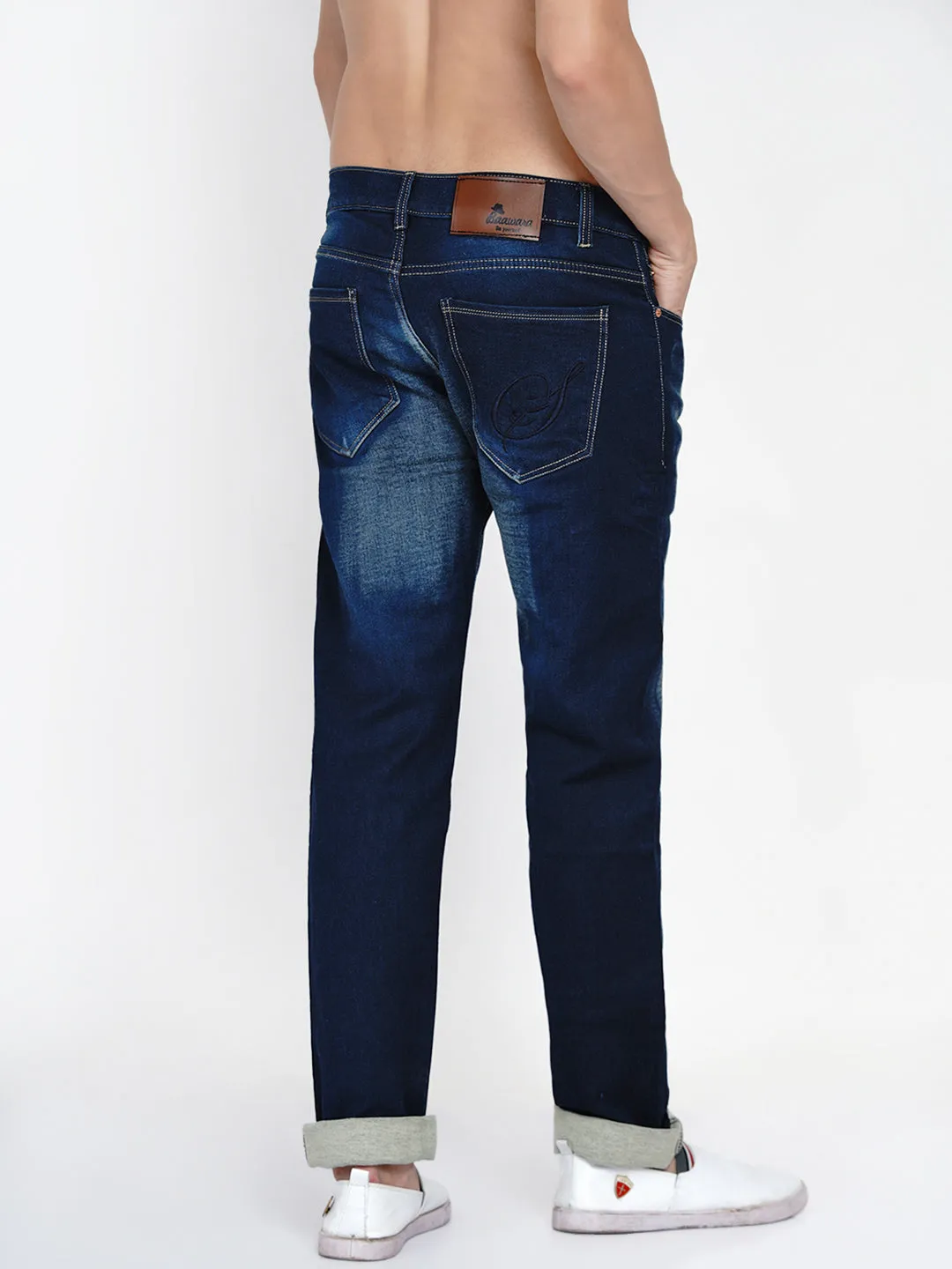Men Blue Light Fade Jeans