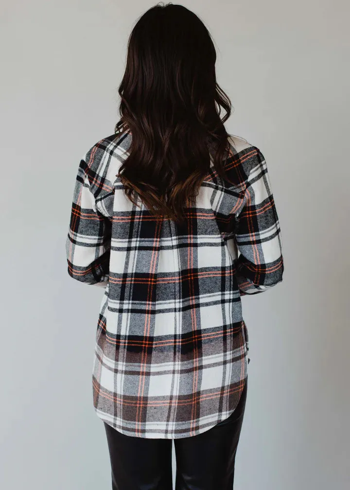 Pair This Flannel In Black/Cream