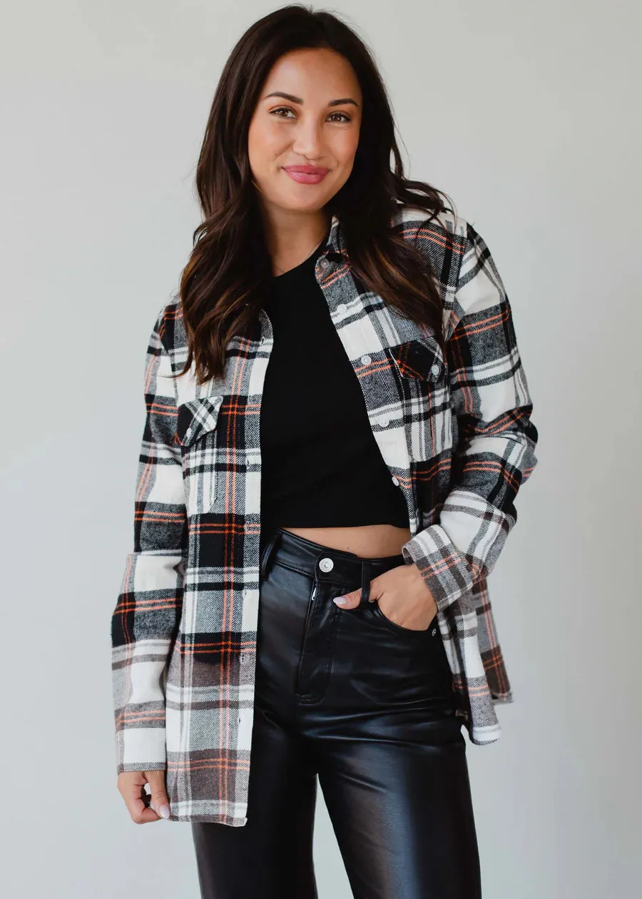 Pair This Flannel In Black/Cream