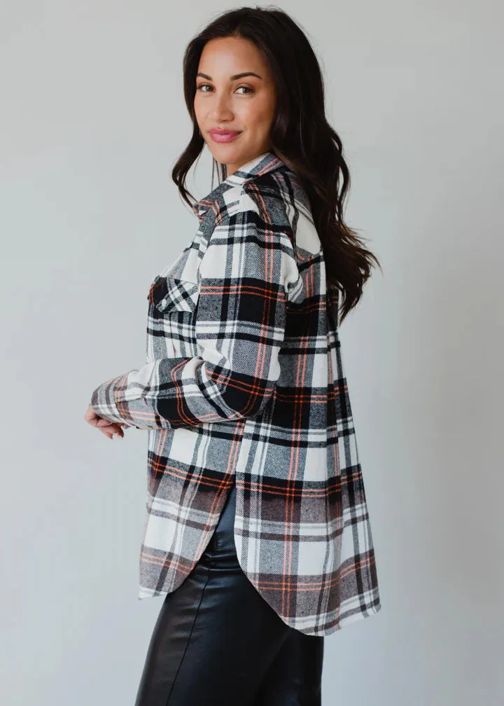 Pair This Flannel In Black/Cream