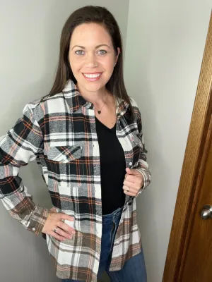 Pair This Flannel In Black/Cream