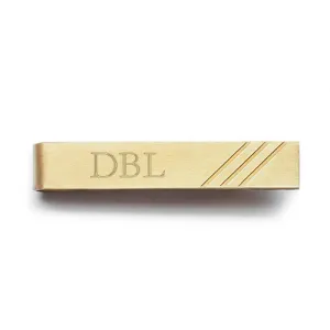 "Best Day Ever" Brass Tie Clip