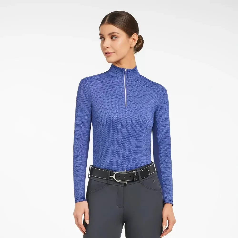RJ Classics Libby 1/4 Zip Long Sleeve Schooling Shirt