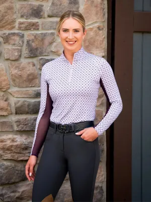 RJ Classics Libby 1/4 Zip Long Sleeve Schooling Shirt