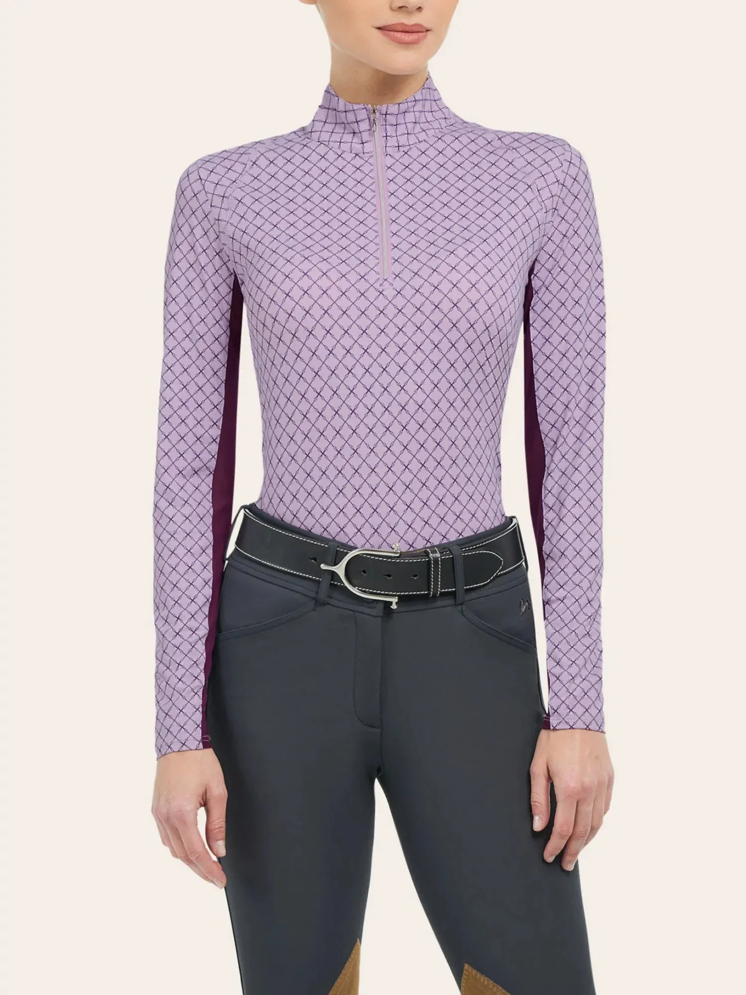 RJ Classics Libby 1/4 Zip Long Sleeve Schooling Shirt