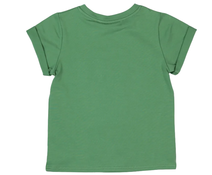 Rock Your Kid - Peace on Earth Santa Tee in Green