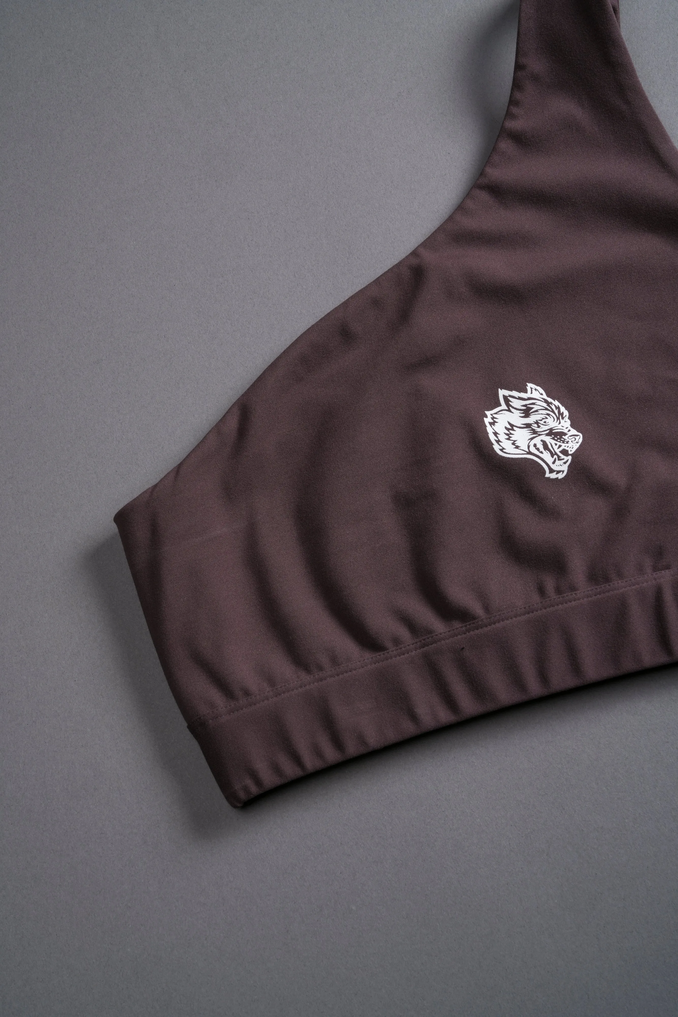 Single Wolf "One Shoulder" Energy Bra in Purple Night