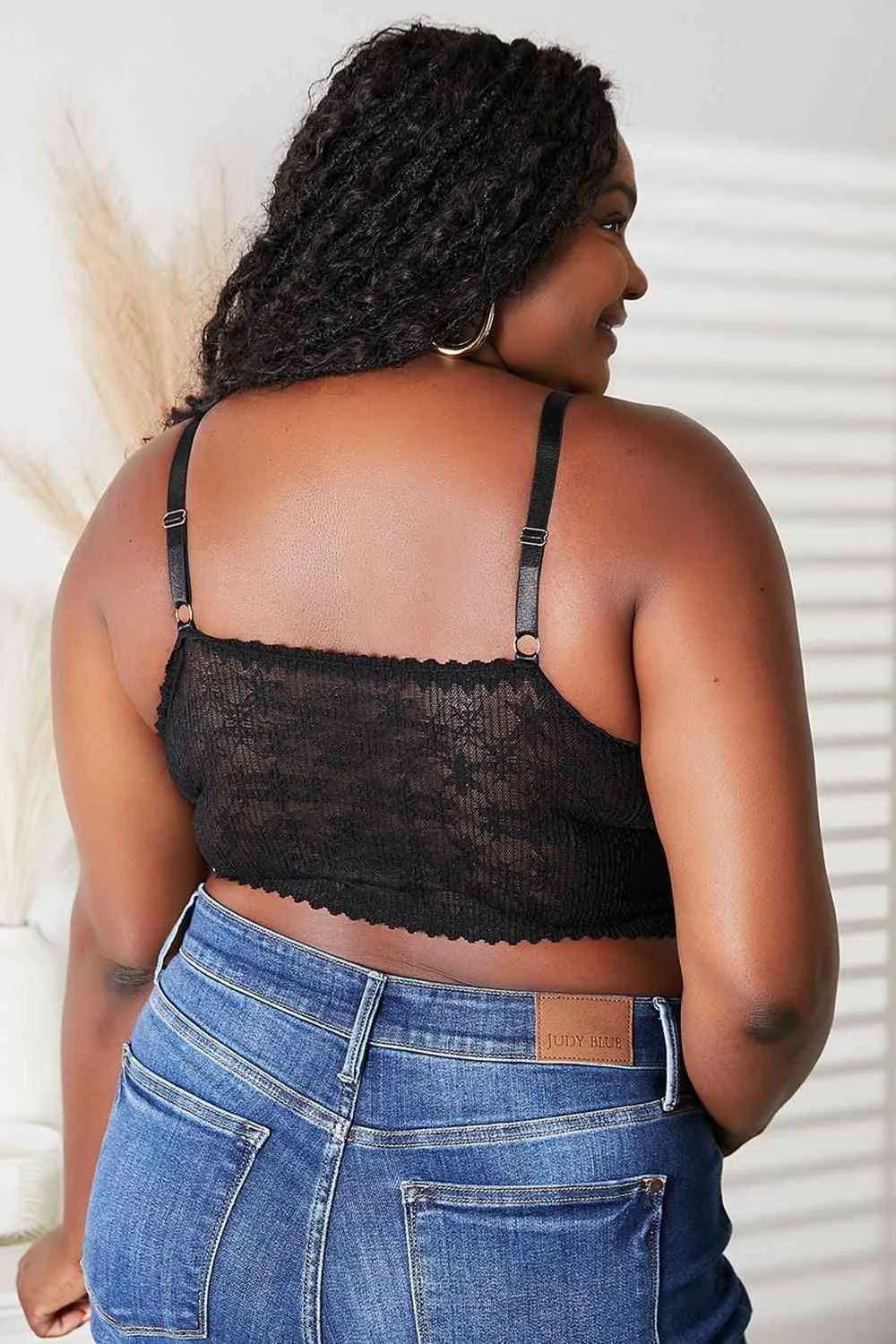 TEEK - Black Skye Full Size Lace Bralette