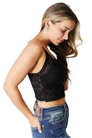 TEEK - Black Skye Full Size Lace Bralette