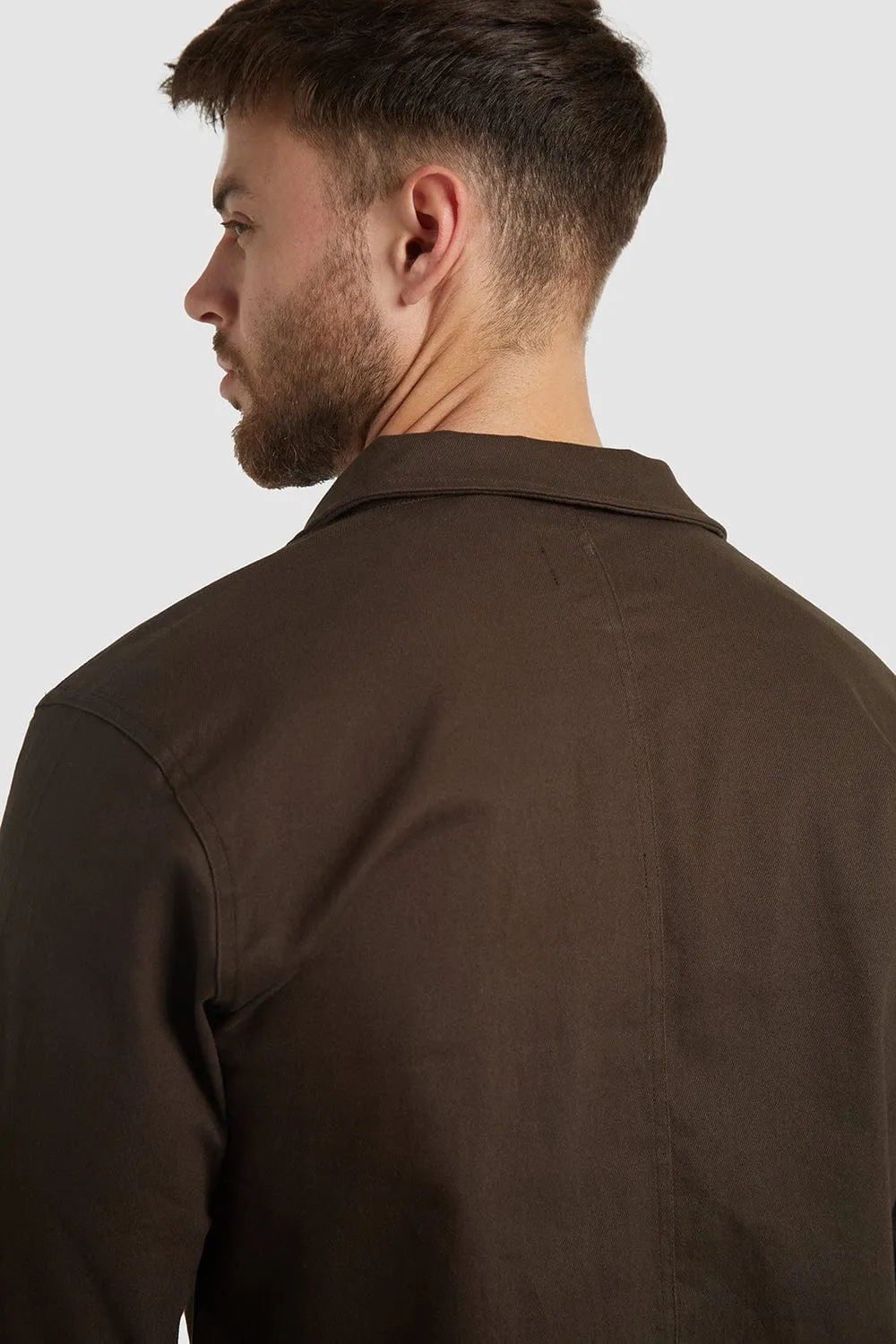 Utility Overshirt in Dark Olive