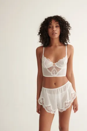 Zephyr Bustier White
